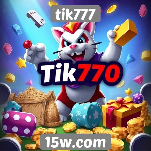 Variedade de jogos disponíveis no Tik777